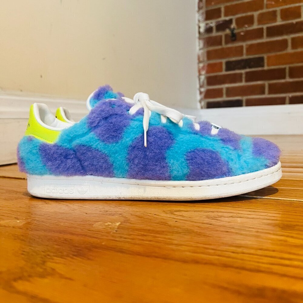 Adidas Stan Smith x Monsters Inc Mike Sulley Men’s Size 9 Custom GZ5990 - Picture 7 of 16